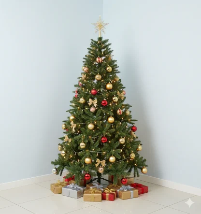 Árbol de Navidad Verde Pino 2.10m - 940 Ramas - Imagen 3